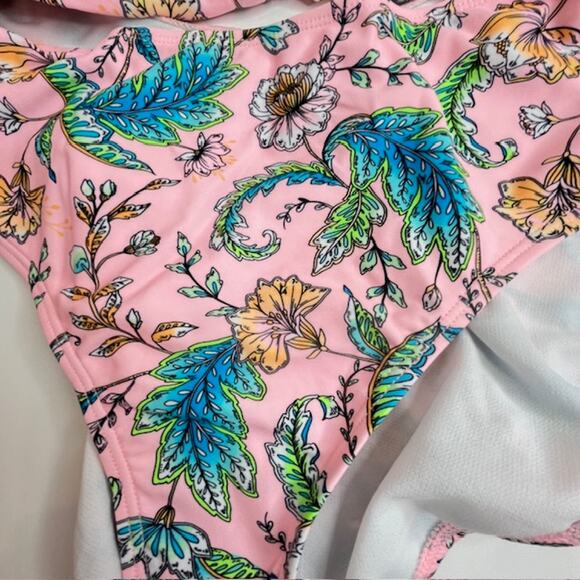 KIKI RIO NEW Lava Lamp Back V-neck One-piece Swimsuit Sz X-Large - Picture 6 of 8